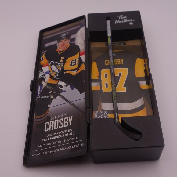 Tim Hortons Sidney Crosby 87 Frameworth Sports Marketing Mini Stick - Picture 1 of 15